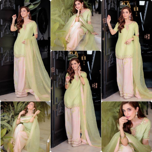 A Fusion of Green and Pink