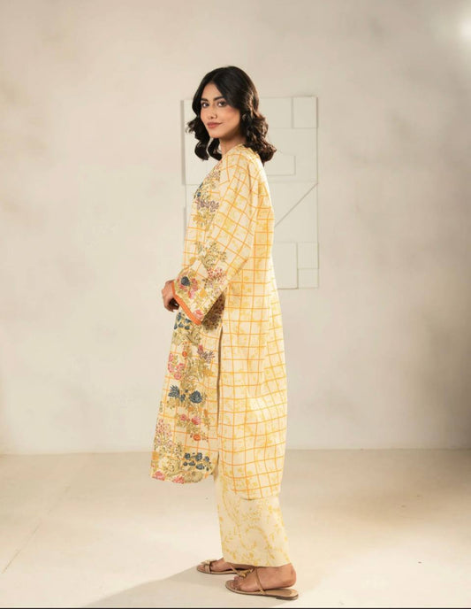 Beige Elegance Tunic Set