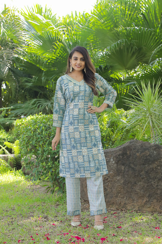 Premium Floral Capsul Printed Co-ord Set